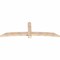 Ekena Millwork Bellingham Smooth Timber Gable Bracket, Douglas Fir, 96"W x 32"H x 3 1/2"D x 5 1/2"F, 8/12 Pitch GBW096X32X0406BEL00SDF - alternate 2